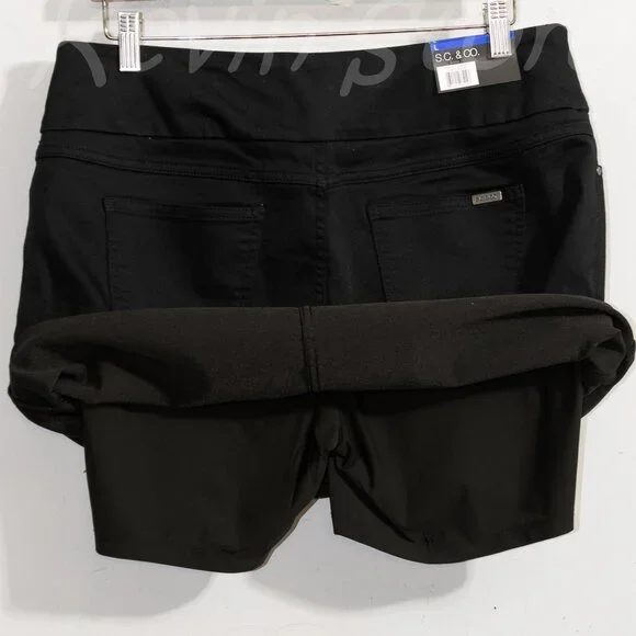 3 skorts size :L , Brand: S.C. & Co. Ladies' Denim , White, Blue , Black - Picture 9 of 14